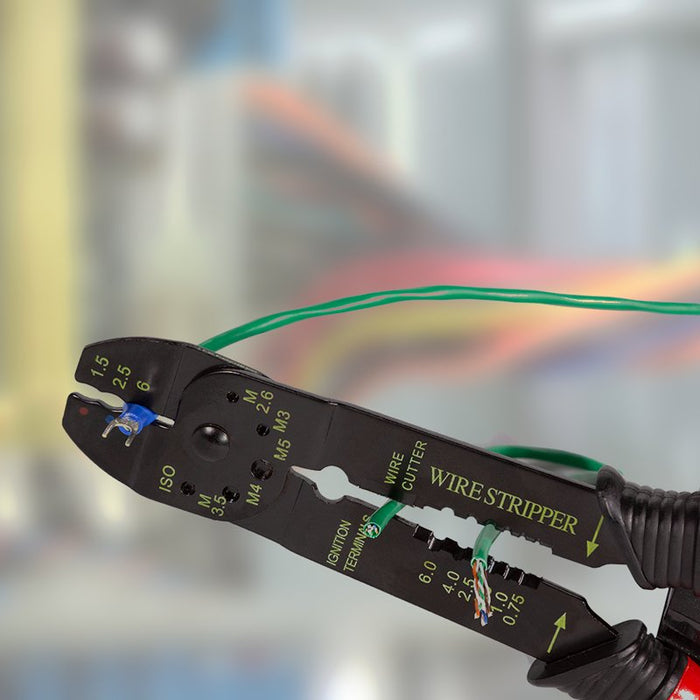 EAN 4052792076073 - LogiLink WZ0078 crimpadora Herramienta para prensar Negro, Rojo imagen 5