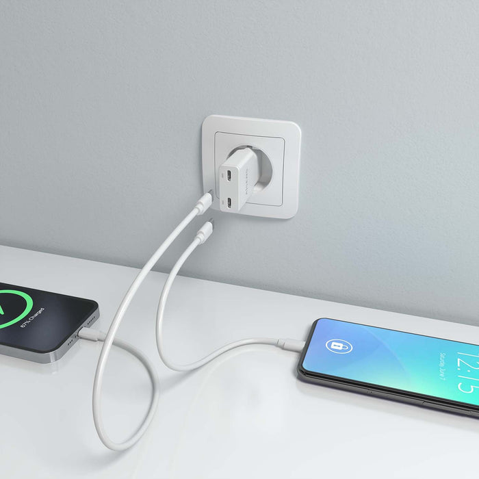 EAN 8435739902554 - AISENS ASCH-30W2P048-W cargador de dispositivo móvil Cámara digital, MP3, MP4, Teléfono móvil, Navegante, imagen 5