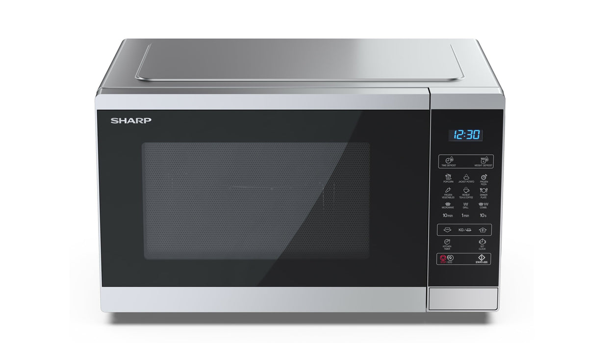 EAN 4974019464190 - Sharp YC-MG252AE-S microondas Negro, Plata Microondas con grill Encimera 25 L 900 W imagen 3