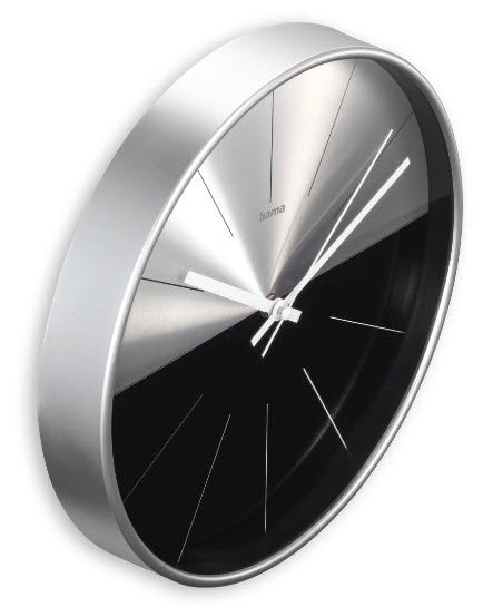 EAN 4047443519979 - Hama Sicily Reloj de cuarzo Círculo Negro, Plata imagen 2