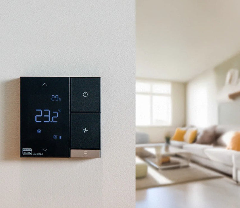 EAN 3800235260623 - Shelly LinkedGo smartes HVAC-Thermostat termoestato Negro imagen 5