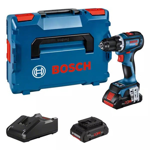 EAN 4059952617244 - Bosch GSR 18V-90 C 2100 RPM 1,1 kg Negro, Azul, Rojo imagen 1