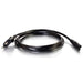 EAN 0757120806165 - C2G 80616 cable de transmisión Negro 1 m CEE7/7 C7 acoplador imagen 1