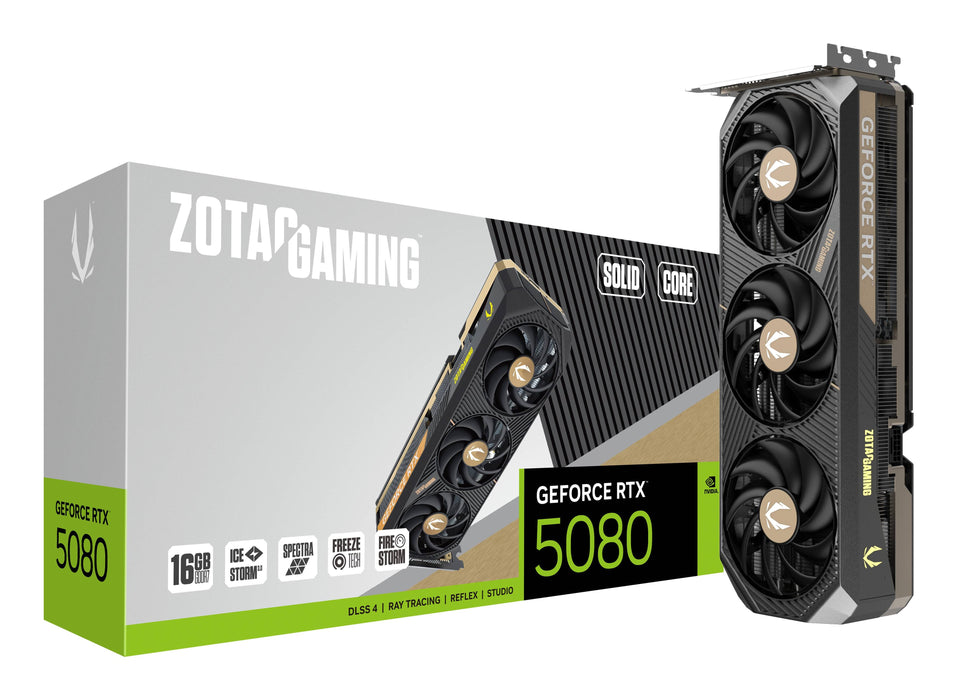 EAN 8886307700551 - Zotac GAMING GeForce RTX 5080 SOLID CORE NVIDIA 16 GB GDDR7 imagen 8