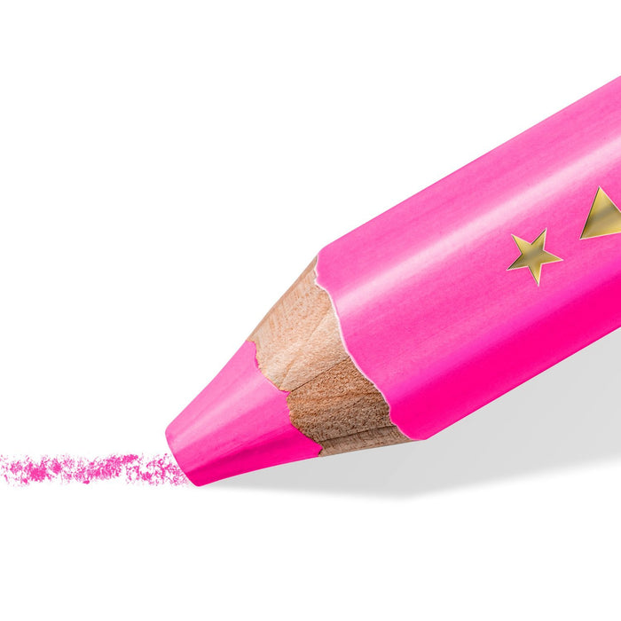 EAN 4007817160381 - Staedtler 140 C4P1 lápiz de color Verde, Naranja, Rosa, Amarillo 4 pieza(s) imagen 5