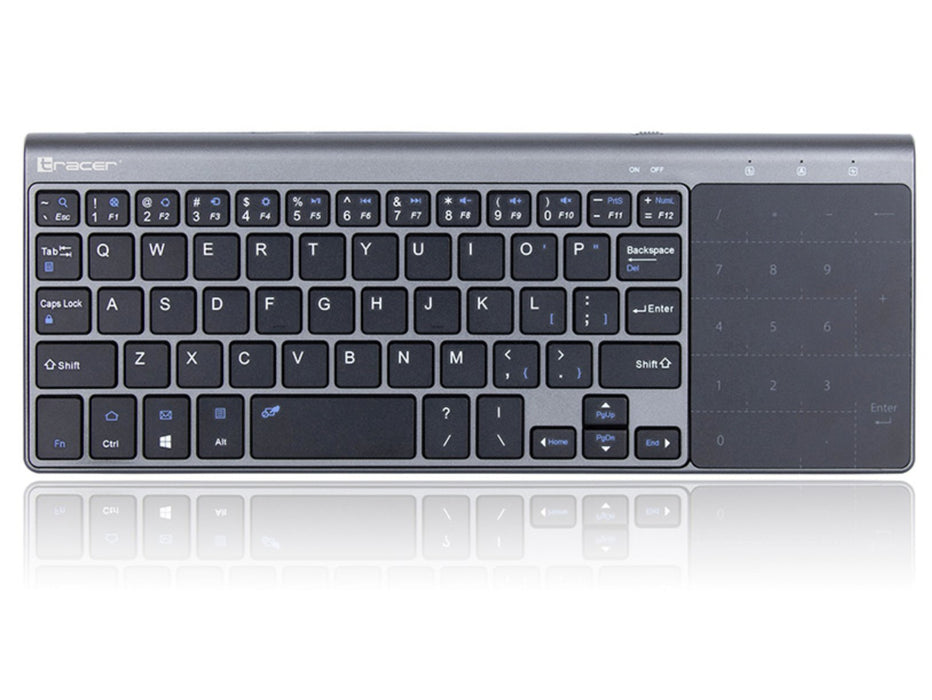 EAN 5907512868027 - Tracer TRAKLA46934 teclado Hogar RF inalámbrico QWERTY Inglés Negro, Gris imagen 1