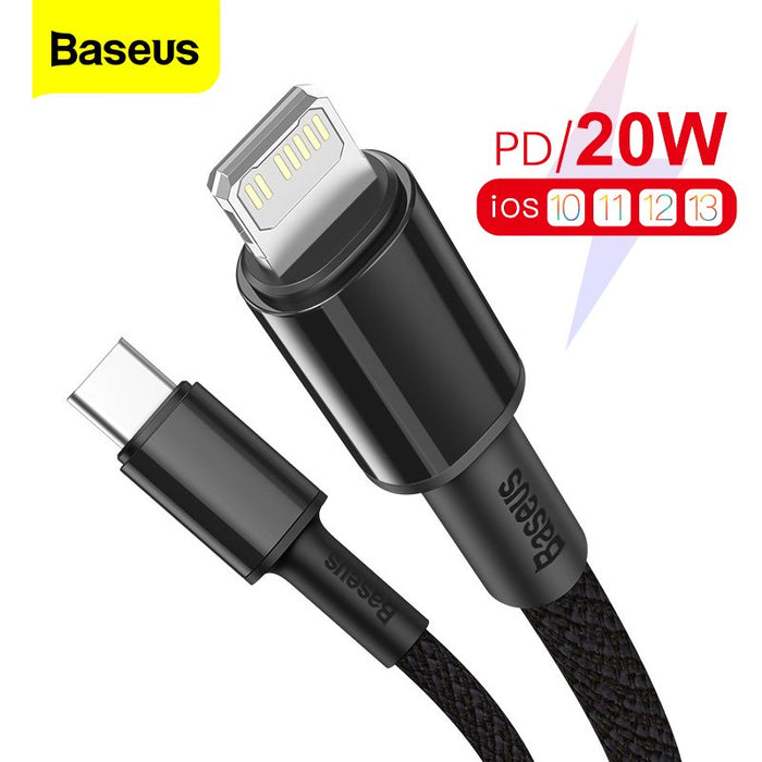 EAN 6953156231917 - Baseus CATLGD-01 cable de conector Lightning 1 m Negro imagen 3