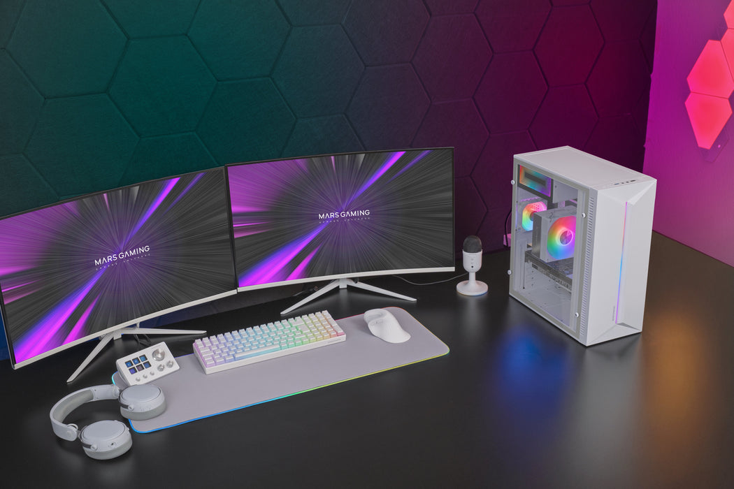 EAN 8435693110606 - Mars Gaming MC-Blaze Midi Tower Blanco imagen 9