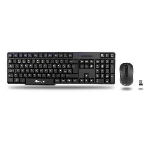 EAN 8435430619072 - NGS EUPHORIA KIT teclado Ratón incluido Universal RF inalámbrico QWERTY Inglés Negro imagen 2