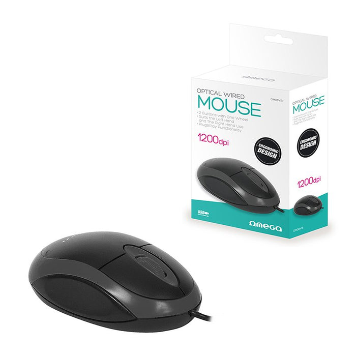 EAN 5907595431620 - Omega OM06VB ratón Oficina Ambidextro USB tipo A Óptico 1200 DPI imagen 3