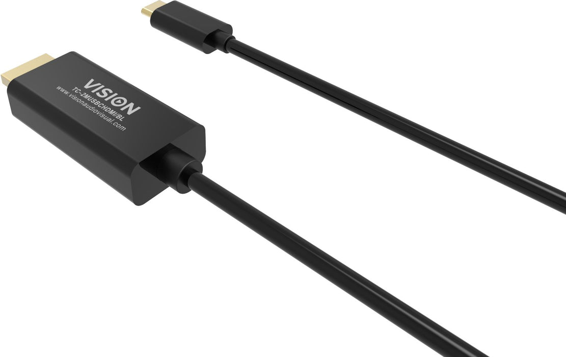 EAN 4911626000007 - Vision TC-2MUSBCHDMI-BL 2 m USB Tipo C HDMI tipo A (Estándar) Negro imagen 4
