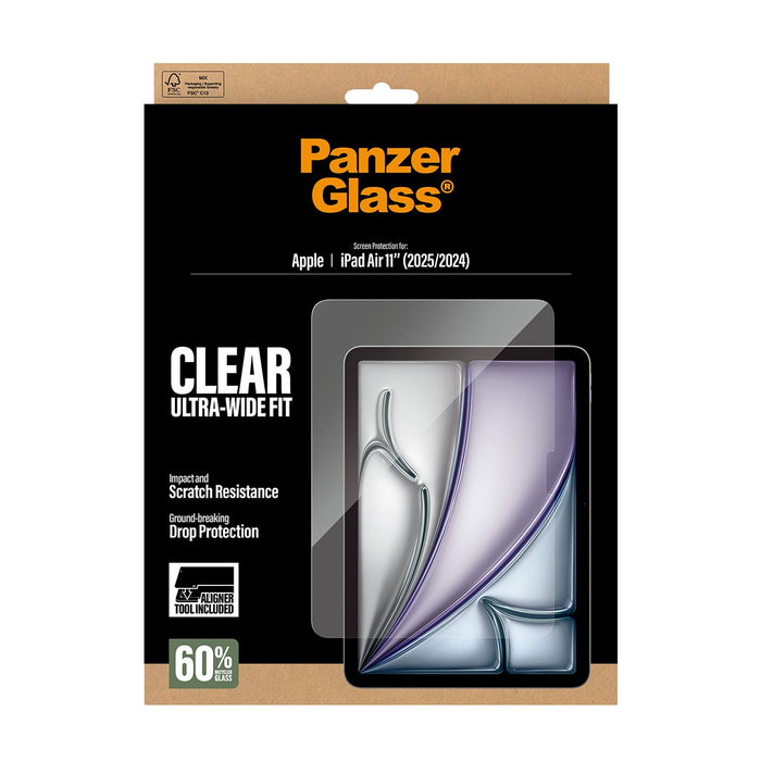 EAN 5715685030611 - PanzerGlass ® Screen Protector iPad Air 11" (2024-2025) | Ultra-Wide Fit w. Fastfit tool Protector de pan imagen 3