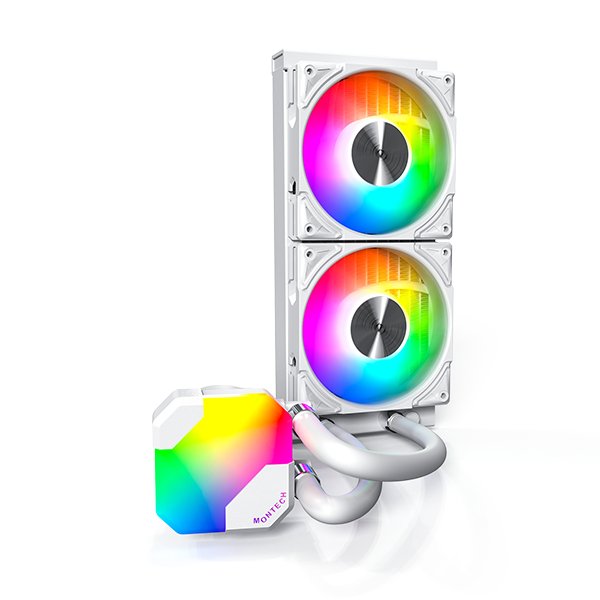 EAN 4710562741827 - Montech HyperFlow ARGB 240 Procesador Sistema de refrigeración líquida todo en uno 12 cm Blanco 1 pieza(s imagen 2
