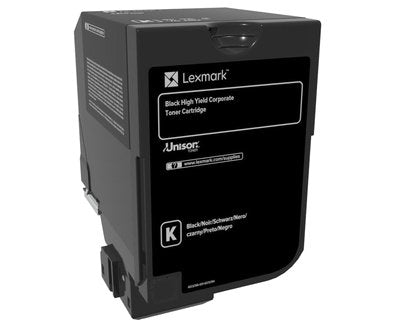 EAN 0734646608787 - Lexmark 74C2HKE cartucho de tóner 1 pieza(s) Original Negro imagen 1