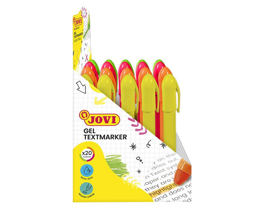 EAN 8412027028707 - Jovi 1829 marcador permanente Verde, Naranja, Rosa, Amarillo 20 pieza(s) imagen 3