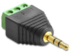 EAN 4043619654192 - DeLOCK 65419 cambiador de género para cable 3.5mm 3p Negro, Verde, Plata imagen 1