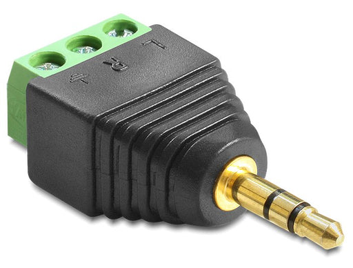 EAN 4043619654192 - DeLOCK 65419 cambiador de género para cable 3.5mm 3p Negro, Verde, Plata imagen 1