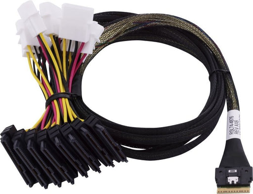 EAN 0760884158661 - Microchip Technology 2305400-R cable Serial Attached SCSI (SAS) 0,8 m Negro, Multicolor imagen 1