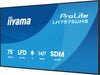 EAN 4948570125272 - iiyama LH7575UHS-B2AG pantalla de señalización Pantalla plana para señalización digital 190,5 cm (75") LC imagen 10