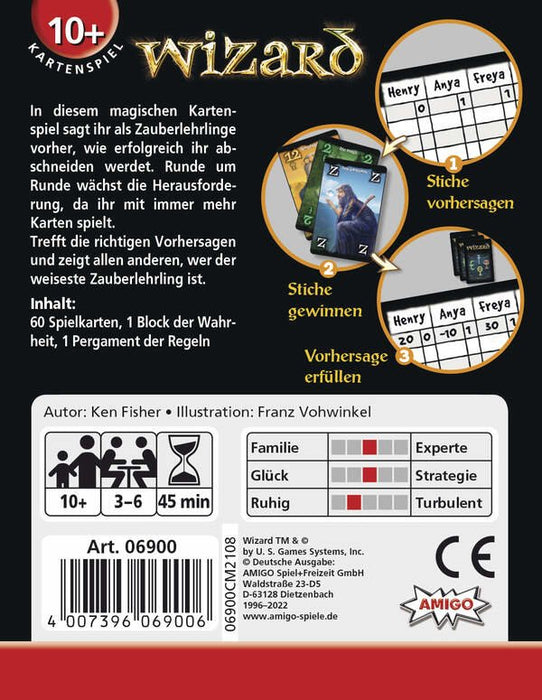 EAN 4007396069006 - Amigo 06900 juego de tablero Wizard 45 min Juego De Cartas Estrategia imagen 3