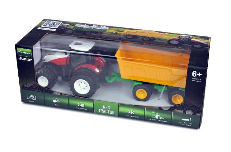 EAN 4260768515666 - Amewi Toy Traktor mit Kippanhänger modelo controlado por radio Tractor Motor eléctrico 1:24 imagen 9
