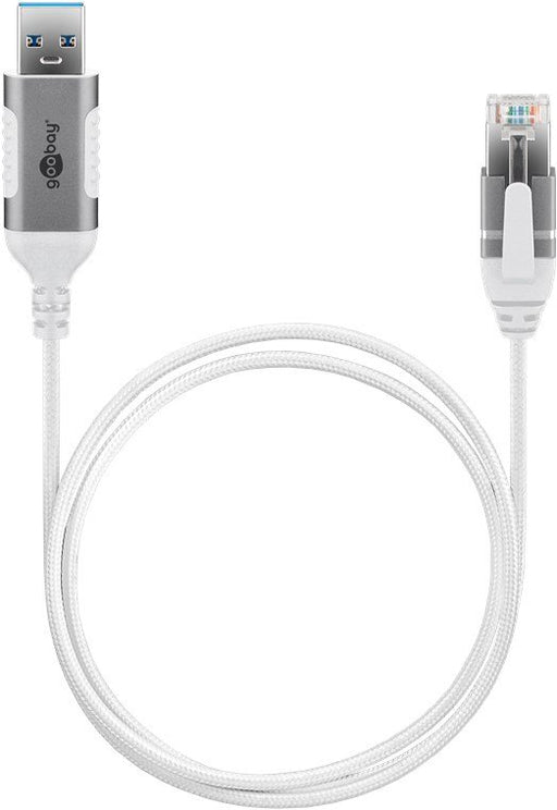 EAN 4040849743771 - Goobay 74377 cambiador de género para cable USB 3.0 type A RJ45 Blanco imagen 4
