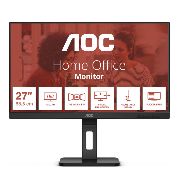EAN 4038986181235 - AOC E3 27E3QAF LED display 68,6 cm (27") 1920 x 1080 Pixeles Full HD Negro imagen 1