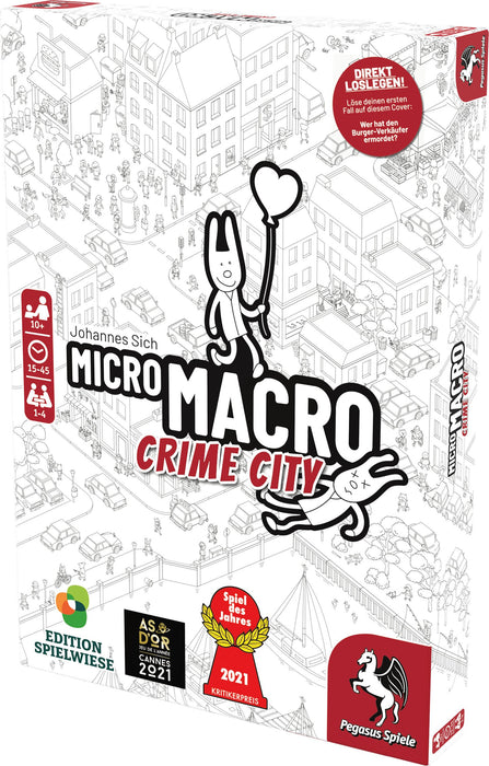 EAN 4250231728075 - Pegasus Spiele MicroMacro: Crime City Juego de mesa Deducción imagen 2