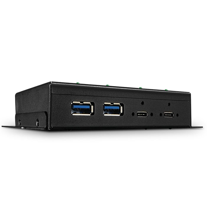 EAN 4002888430944 - Lindy 43094 hub de interfaz USB 3.2 Gen 2 (3.1 Gen 2) Type-C 10000 Mbit/s Negro imagen 1