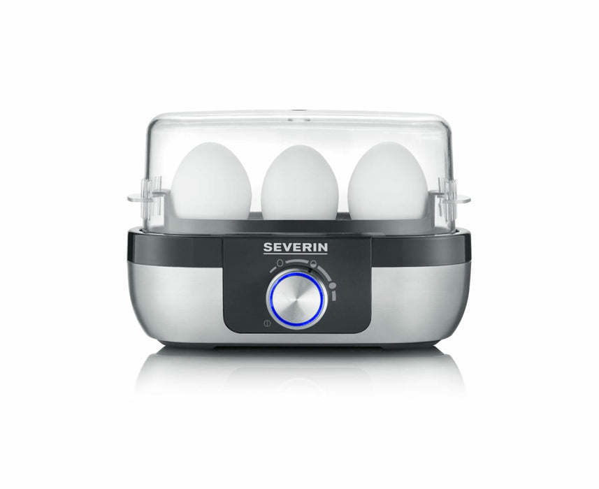 EAN 4008146036675 - Severin EK 3163 3 huevos Negro, Acero inoxidable, Transparente imagen 1