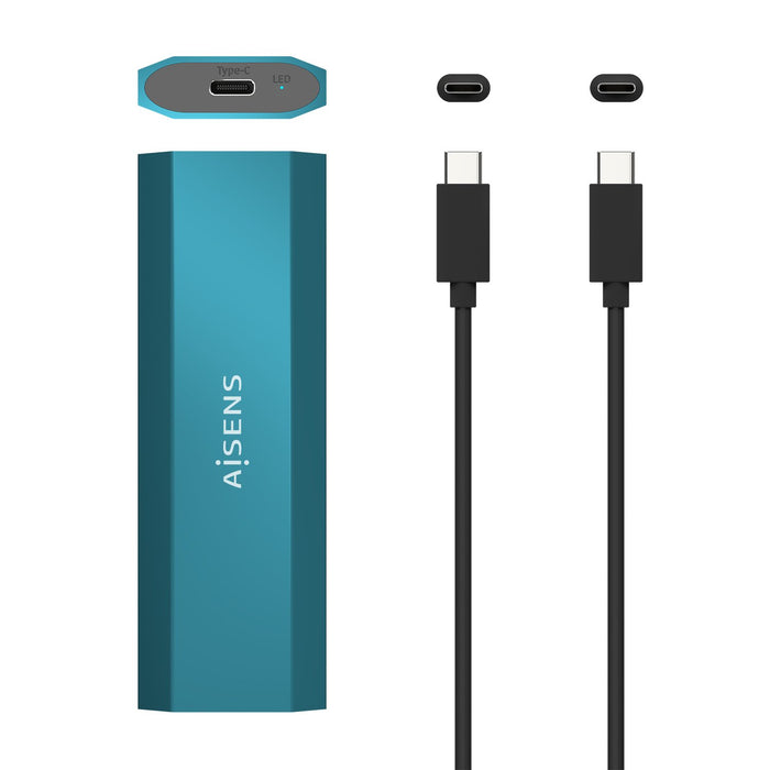 EAN 8436574707540 - AISENS ASM2-019BLU caja para disco duro externo Caja externa para unidad de estado sólido (SSD) imagen 4