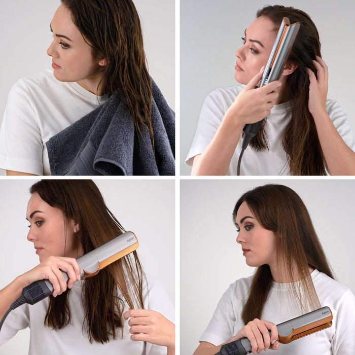 EAN 5025155113080 - Dyson Airstrait Plancha de pelo Vapor Rosa, Oro rosa 1600 W 1,98 m imagen 9