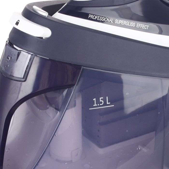 EAN 7333282011062 - Emerio SG-123562 estación plancha al vapor 2200 W 1,5 L Suela de cerámica Púrpura, Blanco imagen 4