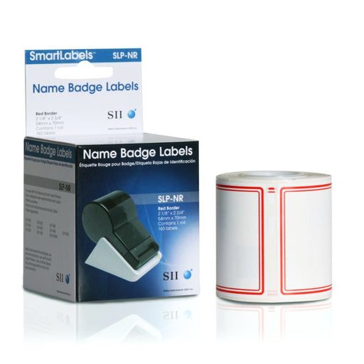 EAN 0020963410067 - Seiko Instruments SLP-NR Rojo, Blanco Etiqueta para impresora autoadhesiva imagen 1