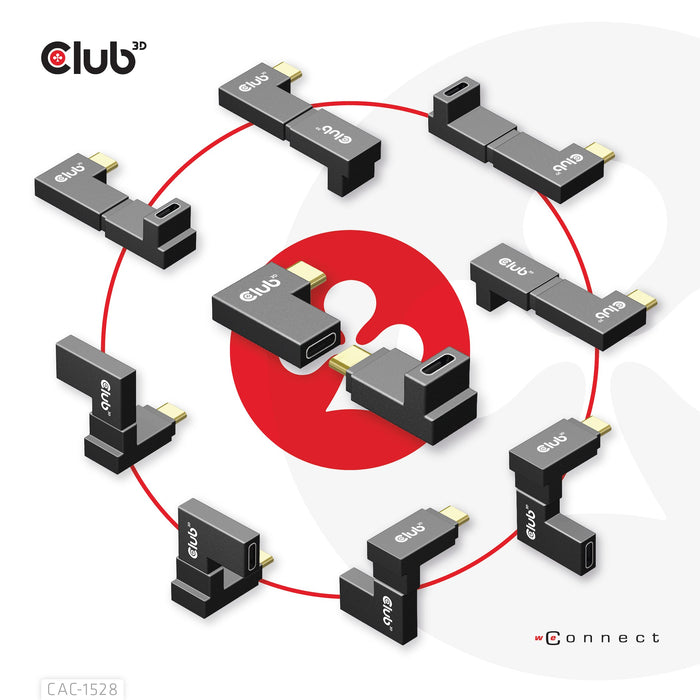 EAN 8719214472146 - CLUB3D CAC-1528 cambiador de género para cable USB C imagen 8