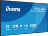 EAN 4948570125272 - iiyama LH7575UHS-B2AG pantalla de señalización Pantalla plana para señalización digital 190,5 cm (75") LC imagen 9