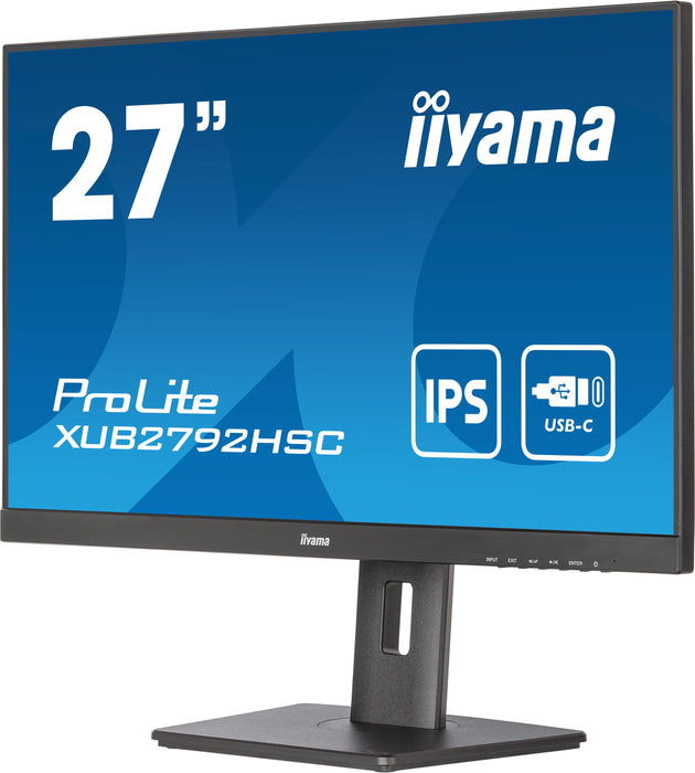 EAN 4948570121786 - iiyama ProLite XUB2792HSC-B5 LED display 68,6 cm (27") 1920 x 1080 Pixeles Full HD Negro imagen 5