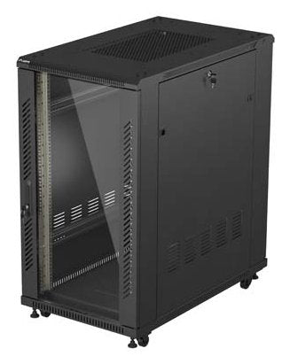 EAN 5901969447125 - Lanberg FF01-6022-12B armario rack 22U Rack o bastidor independiente Negro imagen 1