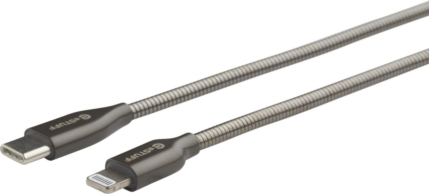 EAN 5706998820495 - eSTUFF ES602160 cable de conector Lightning 1 m Acero inoxidable imagen 2