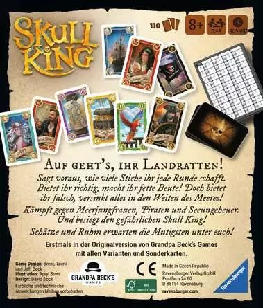 EAN 4005556225781 - Ravensburger 22578 juego de tablero Skull King Juego De Cartas imagen 2