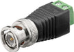 EAN 4040849767388 - Goobay 76738 cambiador de género para cable BNC 2-pin Negro imagen 1