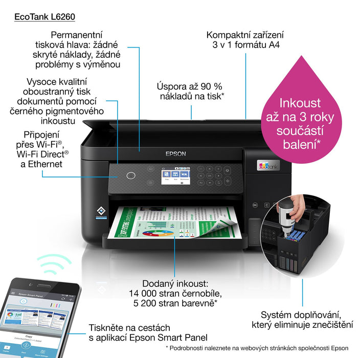 EAN 8715946683867 - Epson EcoTank L6260 Inyección de tinta A4 4800 x 1200 DPI 33 ppm Wifi imagen 24