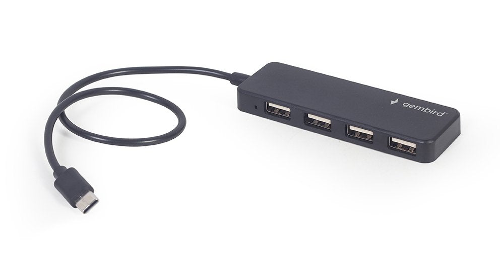 EAN 8716309124720 - Gembird UHB-CM-U2P4-01 hub de interfaz USB 2.0 Type-C Negro imagen 2