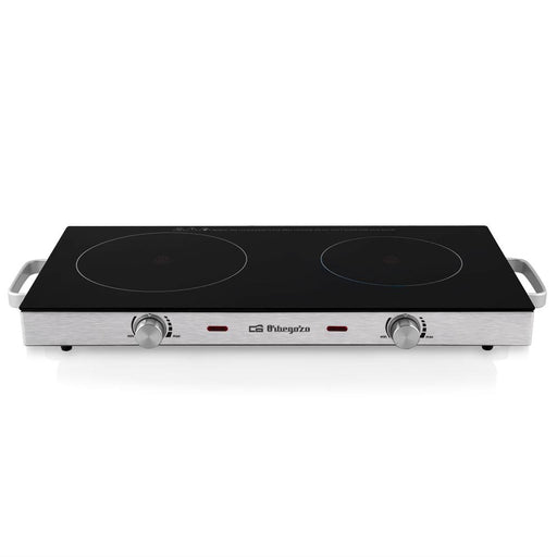 EAN 8436044539664 - Orbegozo PCE 6000 Negro, Acero inoxidable Encimera Cerámico 2 zona(s) imagen 1