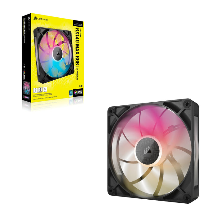 EAN 840006682981 - Corsair iCUE LINK RX140 MAX RGB Carcasa del ordenador Ventilador 14 cm Negro 1 pieza(s) imagen 4