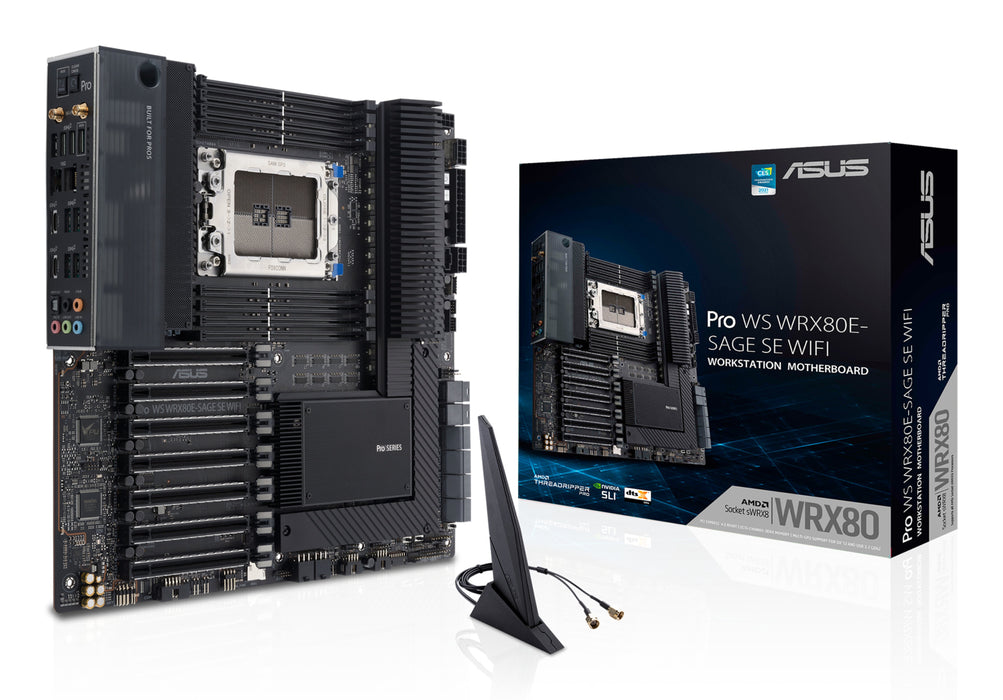 EAN 4711387020869 - ASUS Pro WS WRX80E-SAGE SE WIFI II AMD WRX80 Zócalo sWRX8 ATX extendida imagen 1