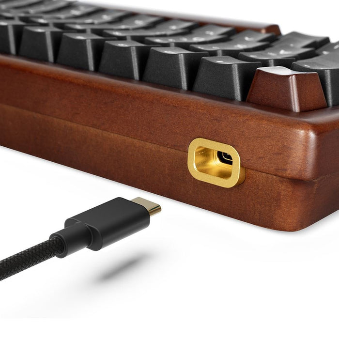 EAN 4044951042708 - Sharkoon 100068081 teclado Hogar USB QWERTZ Alemán Negro, Madera imagen 4