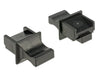 EAN 4043619640201 - DeLOCK 64020 tapa de seguridad para enchufe RJ-45 Negro 10 pieza(s) imagen 1