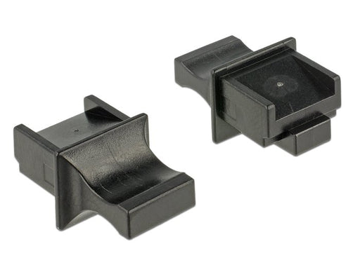 EAN 4043619640201 - DeLOCK 64020 tapa de seguridad para enchufe RJ-45 Negro 10 pieza(s) imagen 1