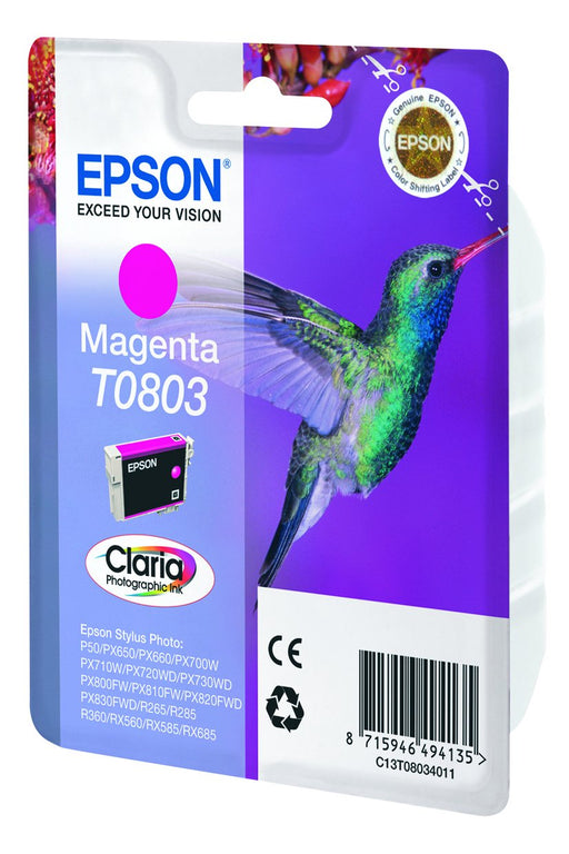 EAN 8715946494203 - Epson Hummingbird T0803 cartucho de tinta 1 pieza(s) Original imagen 2
